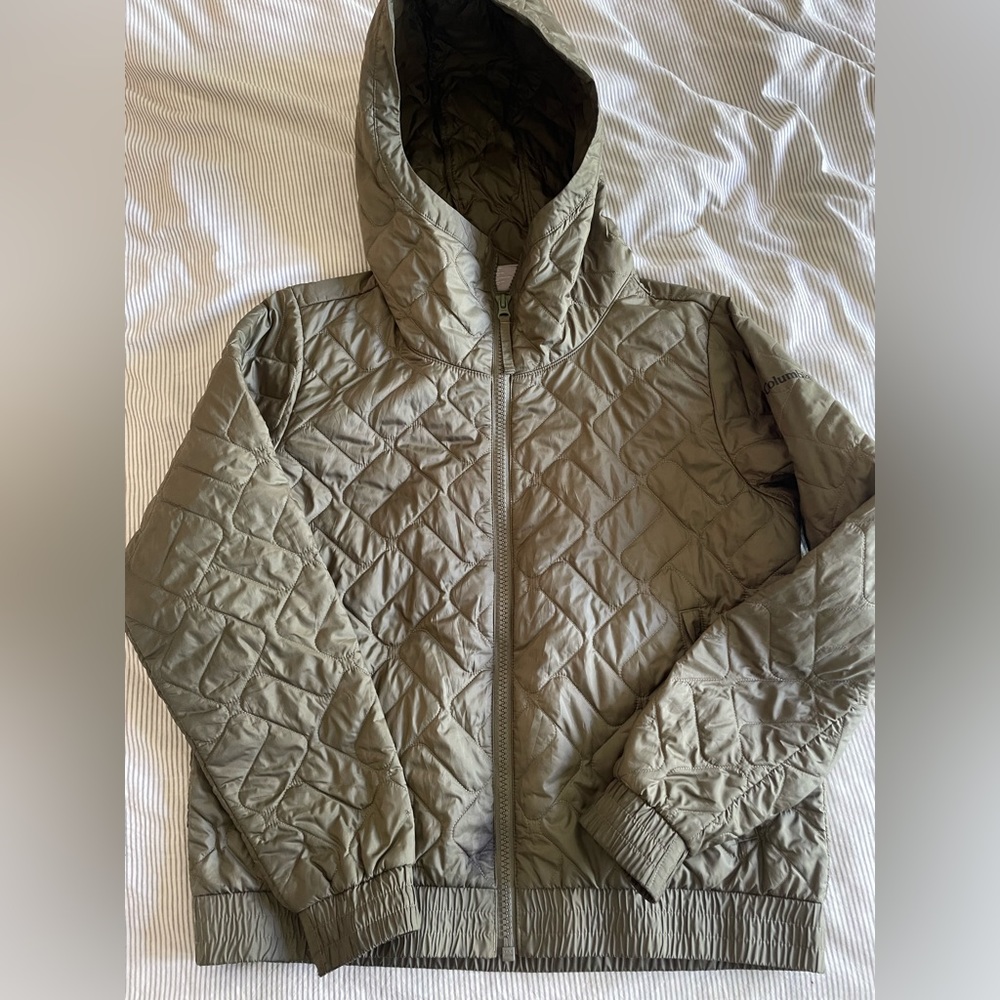 Columbia Women Sweet View Insulated Bomber Stone Green - Women’s Large